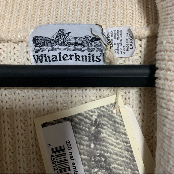 Whalerknits NAVY sweater sz L - Picture 2 of 4